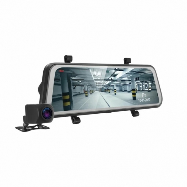 Обзор двухканального видеорегистратора-зеркала iBox UltraWide GPS Dual