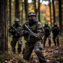 Корпоративный пейнтбол и лазертаг: командный дух в действии